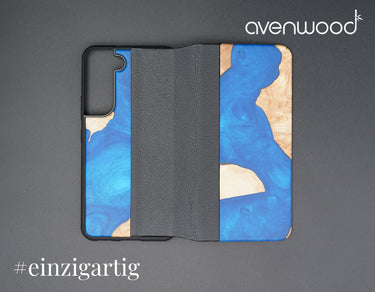Samsung Galaxy S22 PORTO COLLECTION FLIPCASE 9227 Blau
